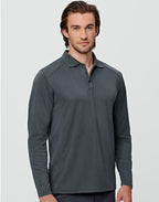 PS89 LUCKY BAMBOO LONG SLEEVE POLO Mens - WEARhouse