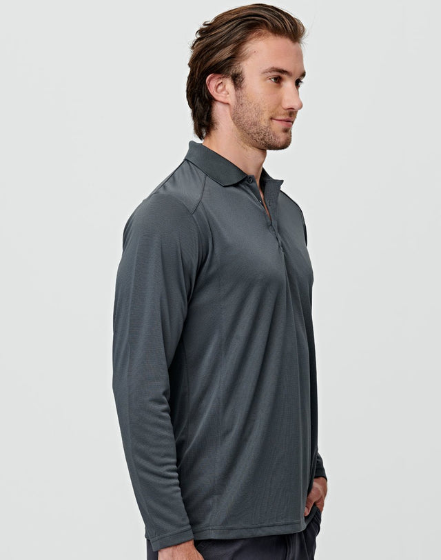 PS89 LUCKY BAMBOO LONG SLEEVE POLO Mens - WEARhouse