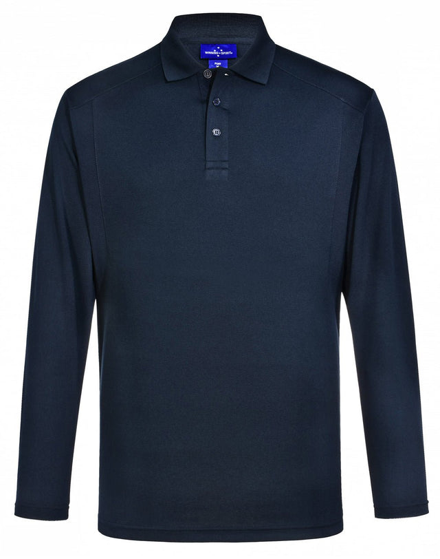 PS89 LUCKY BAMBOO LONG SLEEVE POLO Mens - WEARhouse