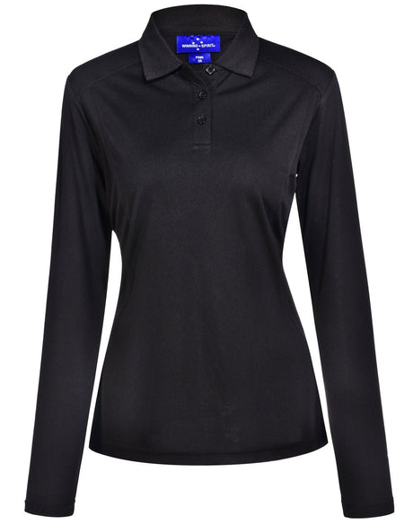 PS90 LUCKY BAMBOO LONG SLEEVE POLO Ladies - WEARhouse