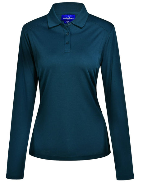 PS90 LUCKY BAMBOO LONG SLEEVE POLO Ladies - WEARhouse