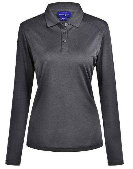 PS90 LUCKY BAMBOO LONG SLEEVE POLO Ladies - WEARhouse