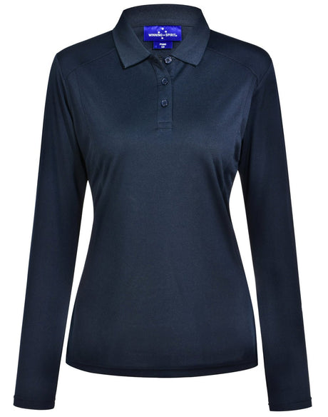 PS90 LUCKY BAMBOO LONG SLEEVE POLO Ladies - WEARhouse