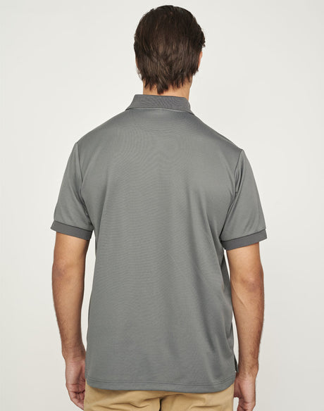 PS91 MENS SUSTAINABLE POLY/COTTON CORPORATE SS POLO - WEARhouse