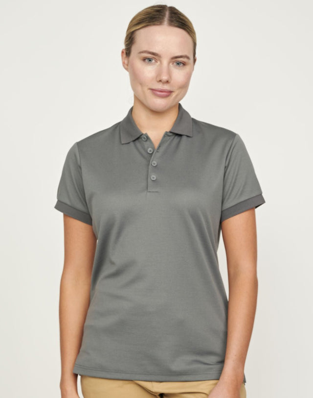 PS92 LADIES SUSTAINABLE POLY/COTTON CORPORATE SS POLO - WEARhouse