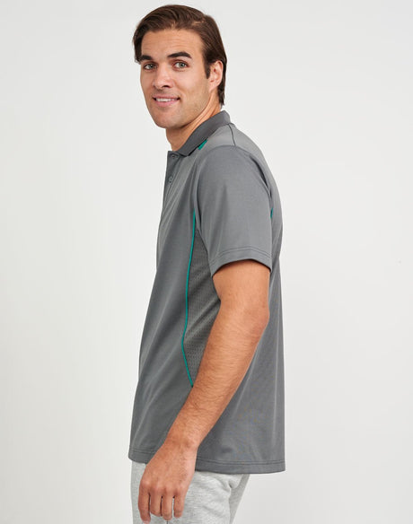 PS93 MENS SUSTAINABLE POLY/COTTON CONTRAST SS POLO - WEARhouse