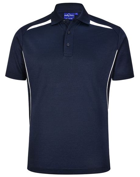 PS93 MENS SUSTAINABLE POLY/COTTON CONTRAST SS POLO - WEARhouse