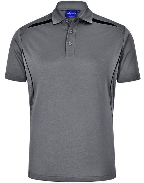 PS93 MENS SUSTAINABLE POLY/COTTON CONTRAST SS POLO - WEARhouse