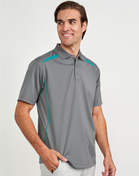 PS93 MENS SUSTAINABLE POLY/COTTON CONTRAST SS POLO - WEARhouse