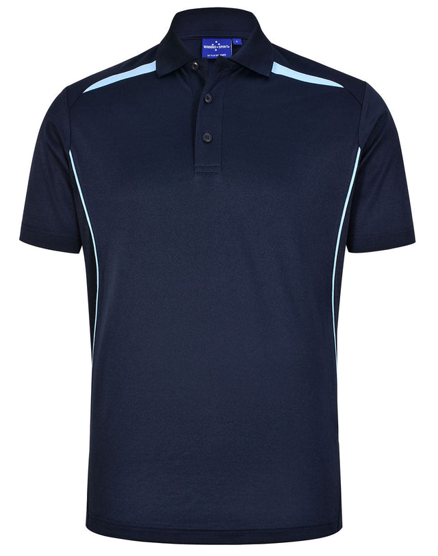 PS93 MENS SUSTAINABLE POLY/COTTON CONTRAST SS POLO - WEARhouse