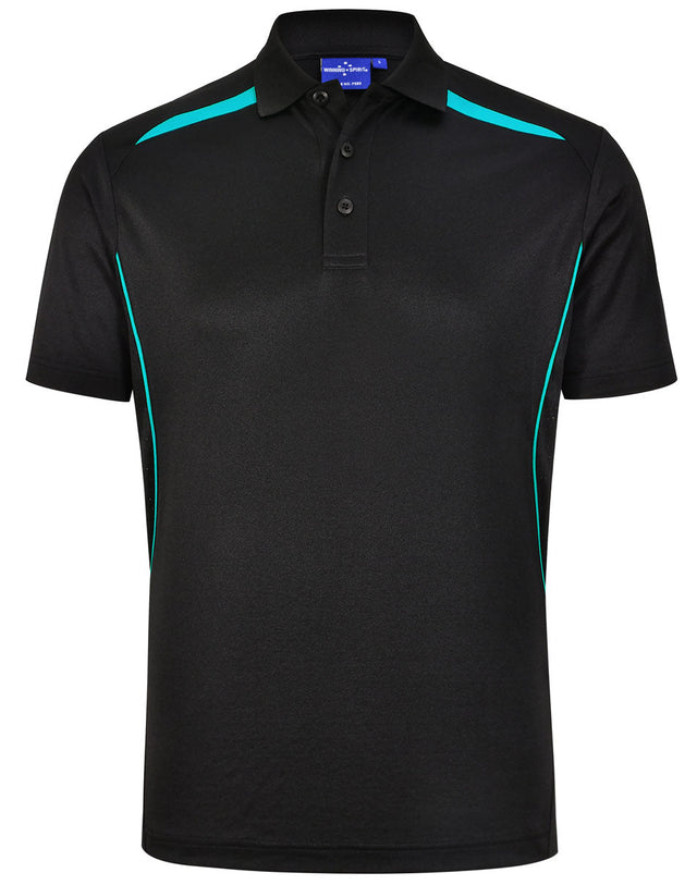 PS93 MENS SUSTAINABLE POLY/COTTON CONTRAST SS POLO - WEARhouse