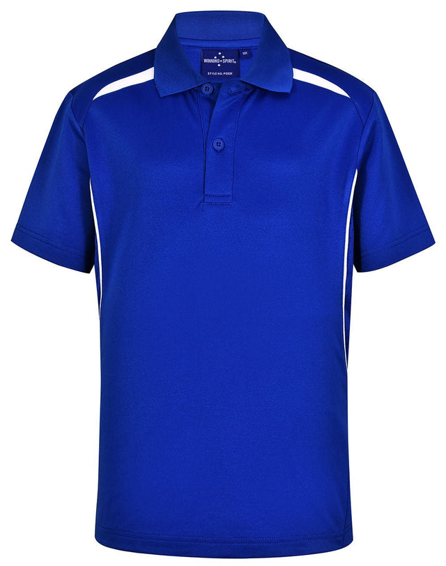 PS93K KIDS SUSTAINABLE POLY/COTTON CONTRAST SS POLO - WEARhouse