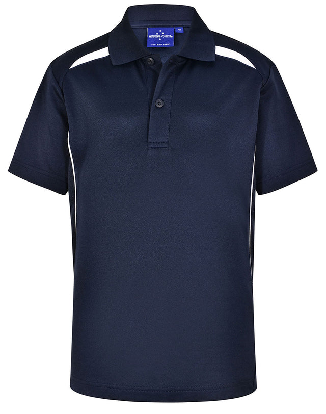 PS93K KIDS SUSTAINABLE POLY/COTTON CONTRAST SS POLO - WEARhouse