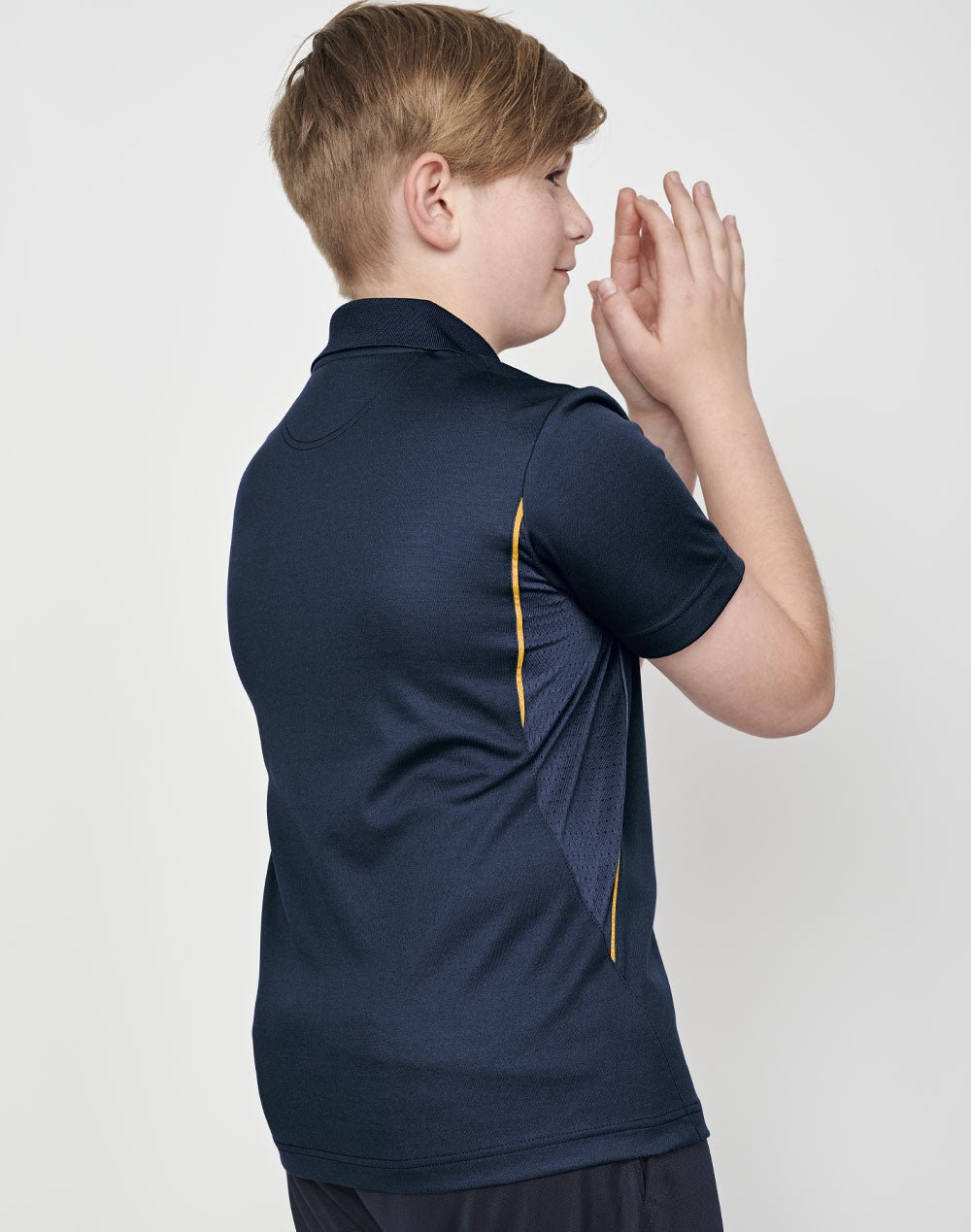 PS93K KIDS SUSTAINABLE POLY/COTTON CONTRAST SS POLO - WEARhouse