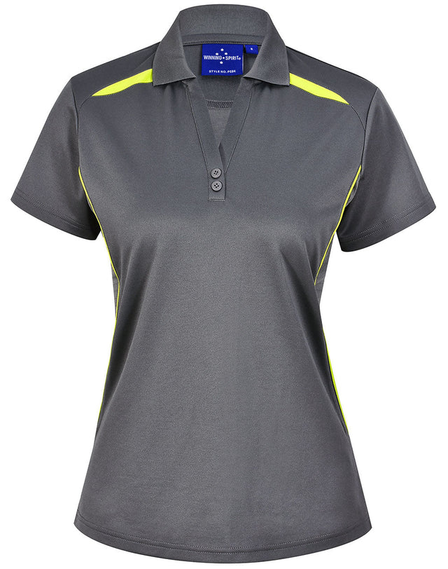 PS94 LADIES SUSTAINABLE POLY/COTTON CONTRAST SS POLO - WEARhouse