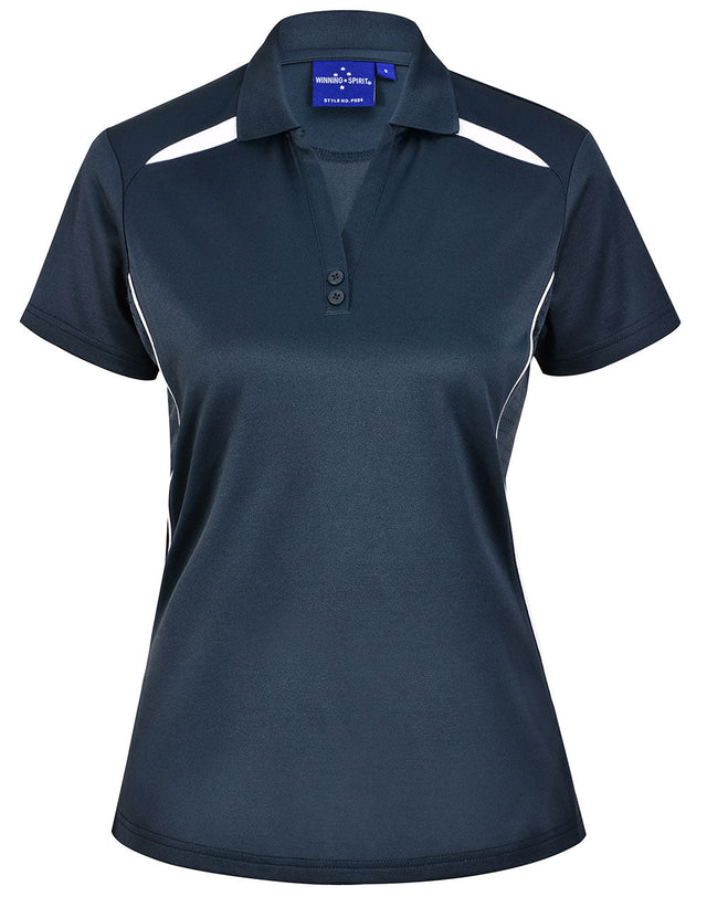 PS94 LADIES SUSTAINABLE POLY/COTTON CONTRAST SS POLO - WEARhouse