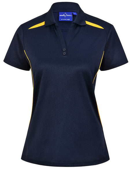 PS94 LADIES SUSTAINABLE POLY/COTTON CONTRAST SS POLO - WEARhouse