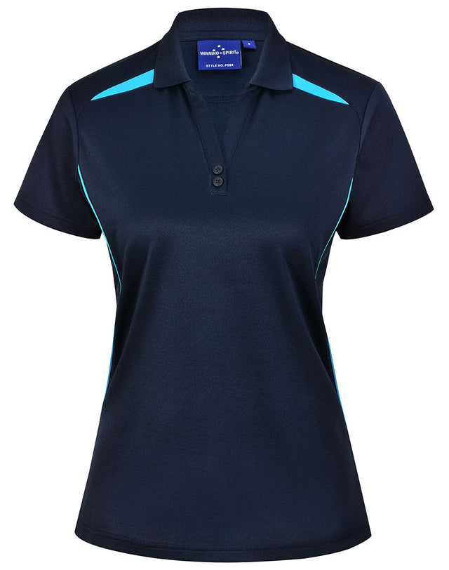 PS94 LADIES SUSTAINABLE POLY/COTTON CONTRAST SS POLO - WEARhouse