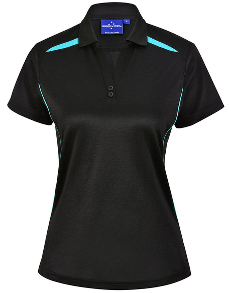 PS94 LADIES SUSTAINABLE POLY/COTTON CONTRAST SS POLO - WEARhouse