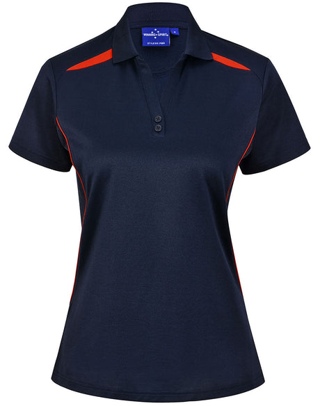 PS94 LADIES SUSTAINABLE POLY/COTTON CONTRAST SS POLO - WEARhouse