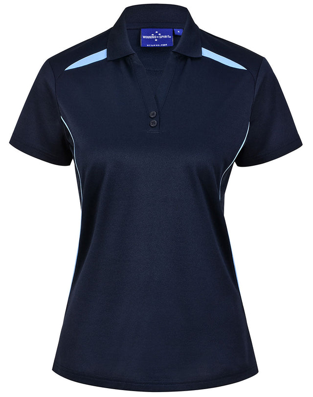 PS94 LADIES SUSTAINABLE POLY/COTTON CONTRAST SS POLO - WEARhouse