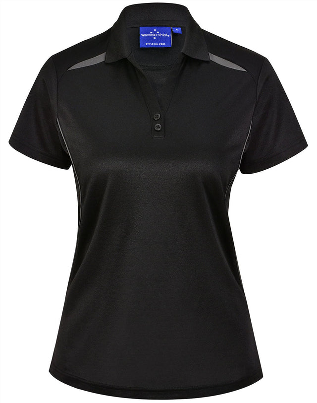 PS94 LADIES SUSTAINABLE POLY/COTTON CONTRAST SS POLO - WEARhouse