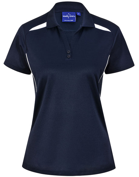 PS94 LADIES SUSTAINABLE POLY/COTTON CONTRAST SS POLO (Sizes 18-24) - WEARhouse