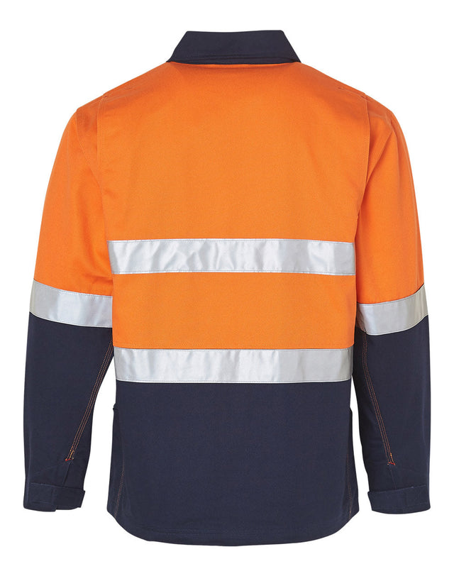 AIW SW46 HI-VIS COTTON JACKET WITH 3M TAPES