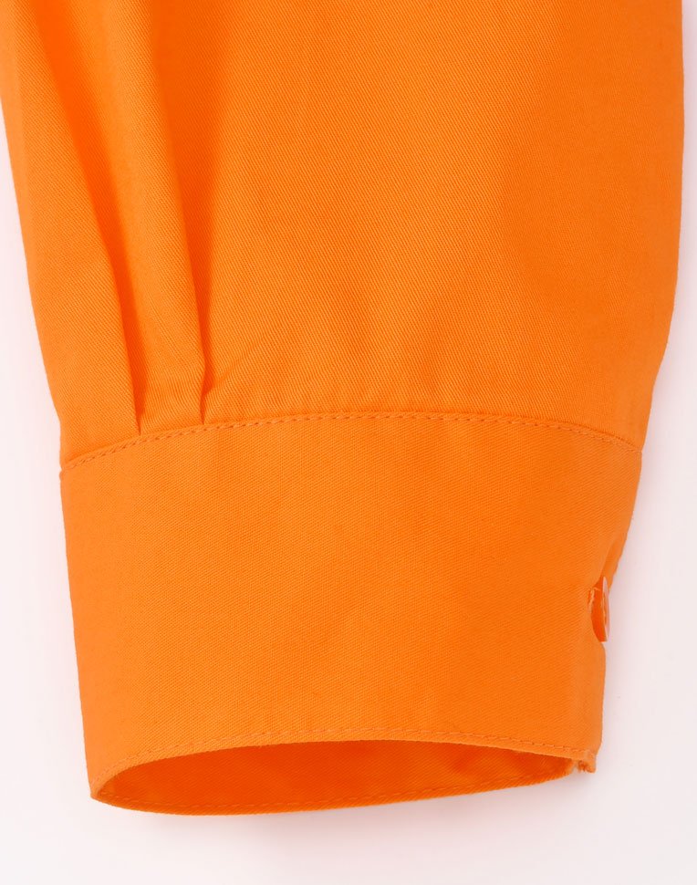 SW87 UNISEX HI-VIS COOL BREEZE CLOSED FRONT LS SHIRT WITH PERFORATED TAPE - WEARhouse