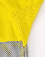 SW87 UNISEX HI-VIS COOL BREEZE CLOSED FRONT LS SHIRT WITH PERFORATED TAPE - WEARhouse