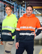 SW88 HI-VIS TWO TONE SAFETY HOODIES WITH SEGMENTED TAPES - WEARhouse
