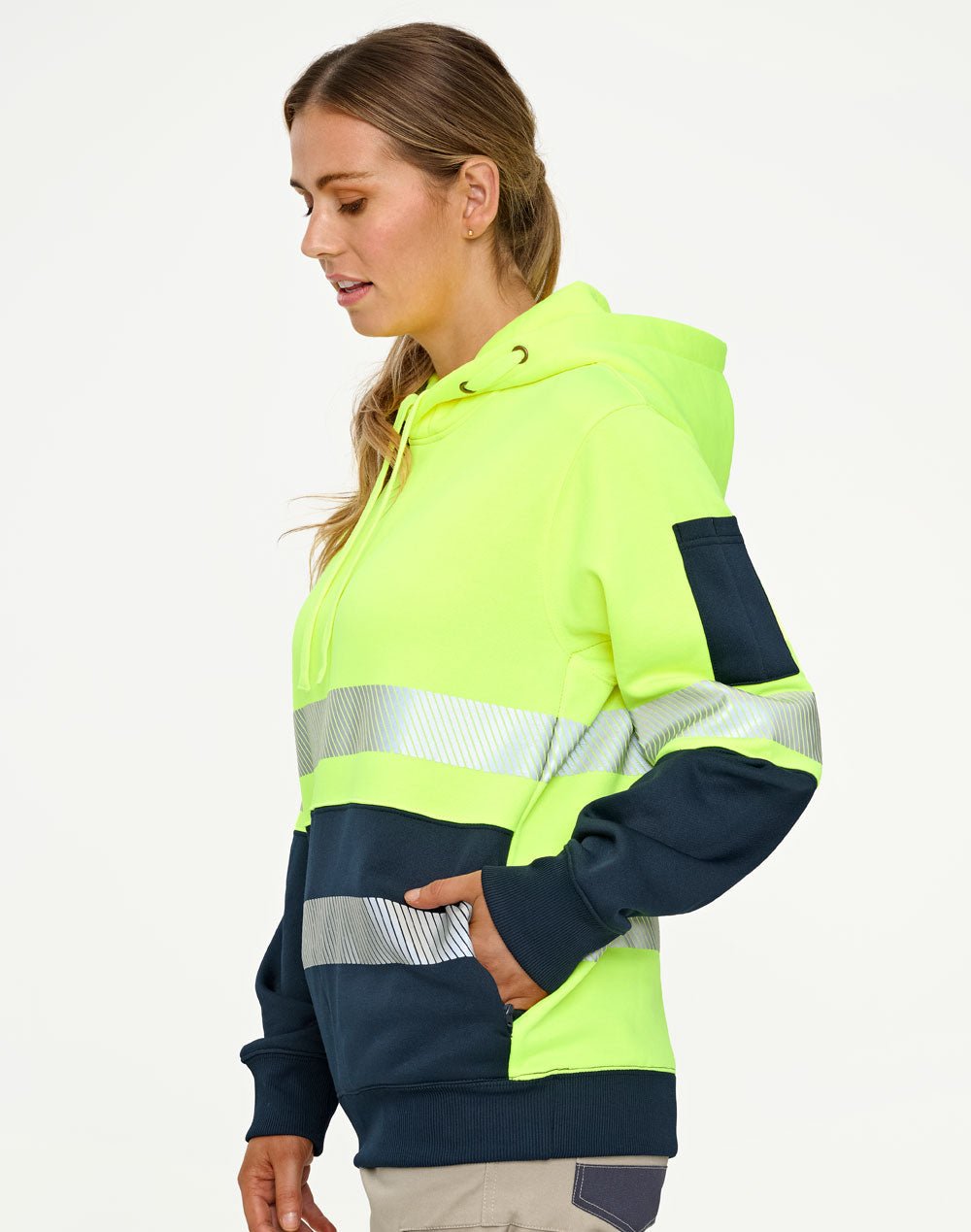 SW88 HI-VIS TWO TONE SAFETY HOODIES WITH SEGMENTED TAPES - WEARhouse