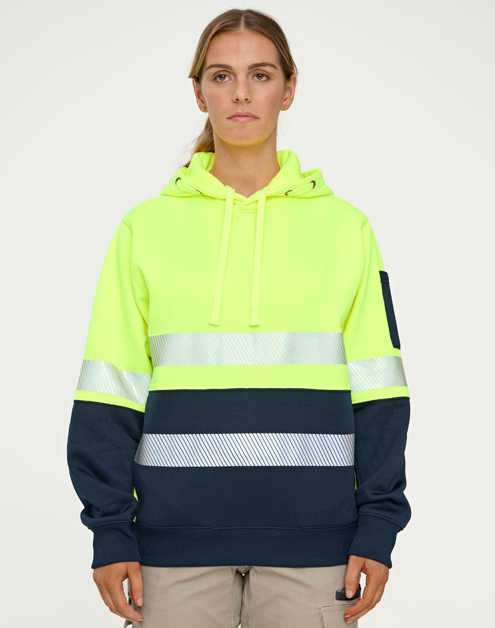SW88 HI-VIS TWO TONE SAFETY HOODIES WITH SEGMENTED TAPES - WEARhouse