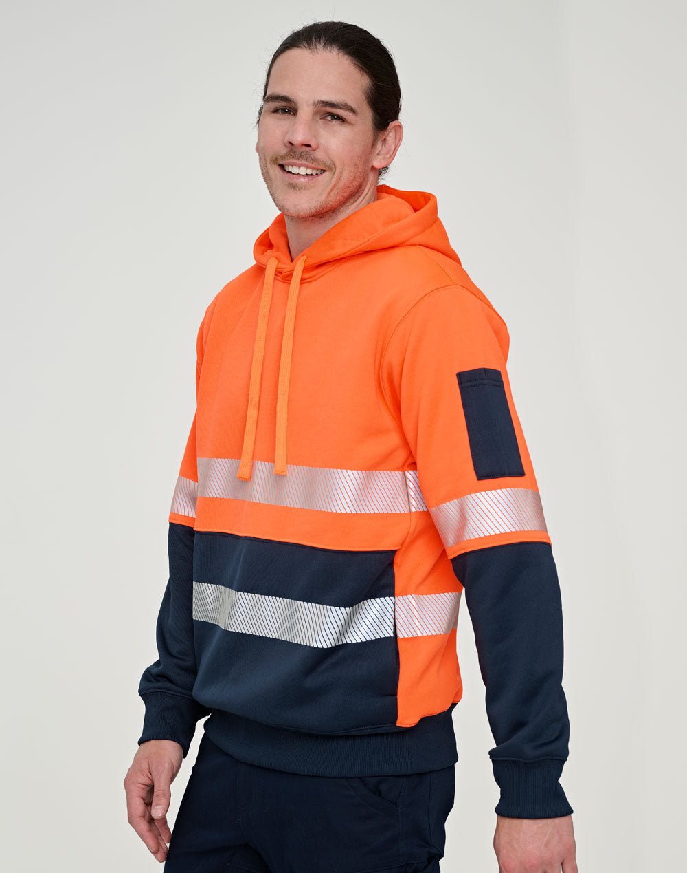 SW88 HI-VIS TWO TONE SAFETY HOODIES WITH SEGMENTED TAPES - WEARhouse