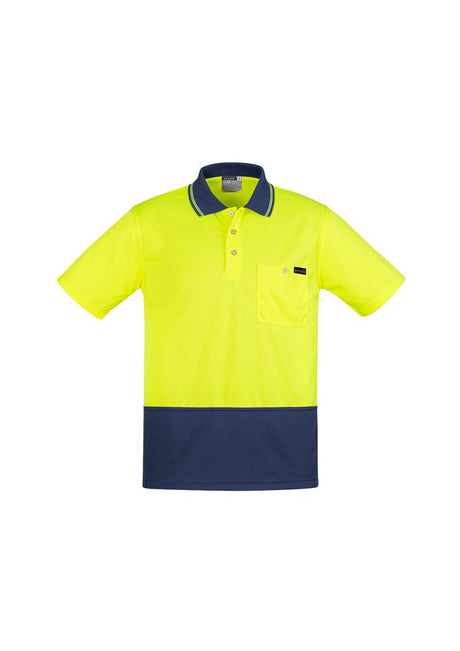Syzmik Mens Comfort Back S/S Polo ZH415 - WEARhouse