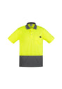 Syzmik Mens Comfort Back S/S Polo ZH415 - WEARhouse