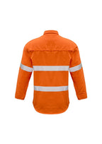 Syzmik Mens FR Closed Front Hooped Taped Shirt ZW134 - WEARhouse