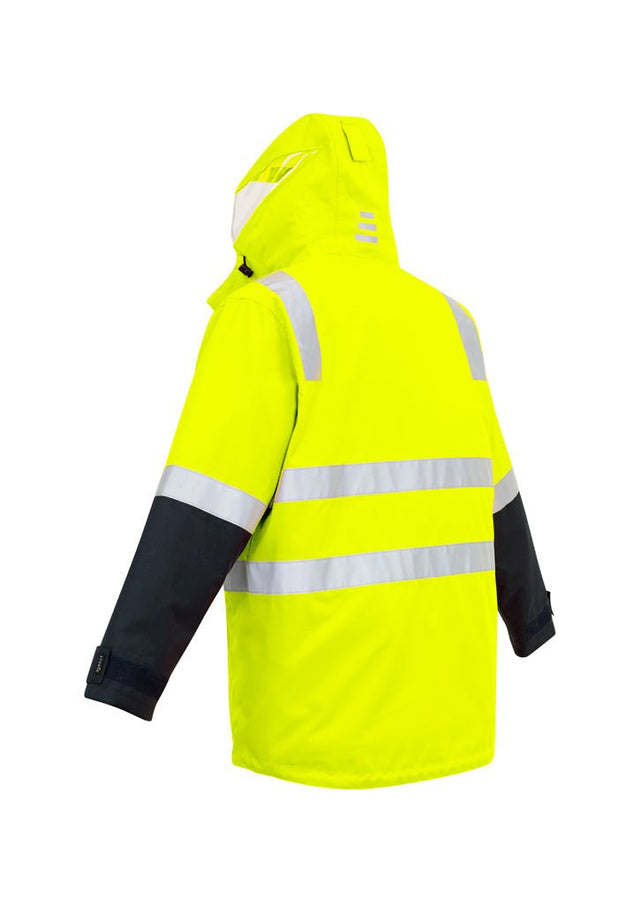 Syzmik Mens Hi Vis 4 in 1 Waterproof Jacket ZJ532 - WEARhouse