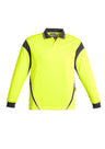 Syzmik Mens Hi Vis Aztec Polo - Long Sleeve ZH249 - WEARhouse