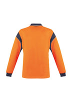 Syzmik Mens Hi Vis Aztec Polo - Long Sleeve ZH249 - WEARhouse
