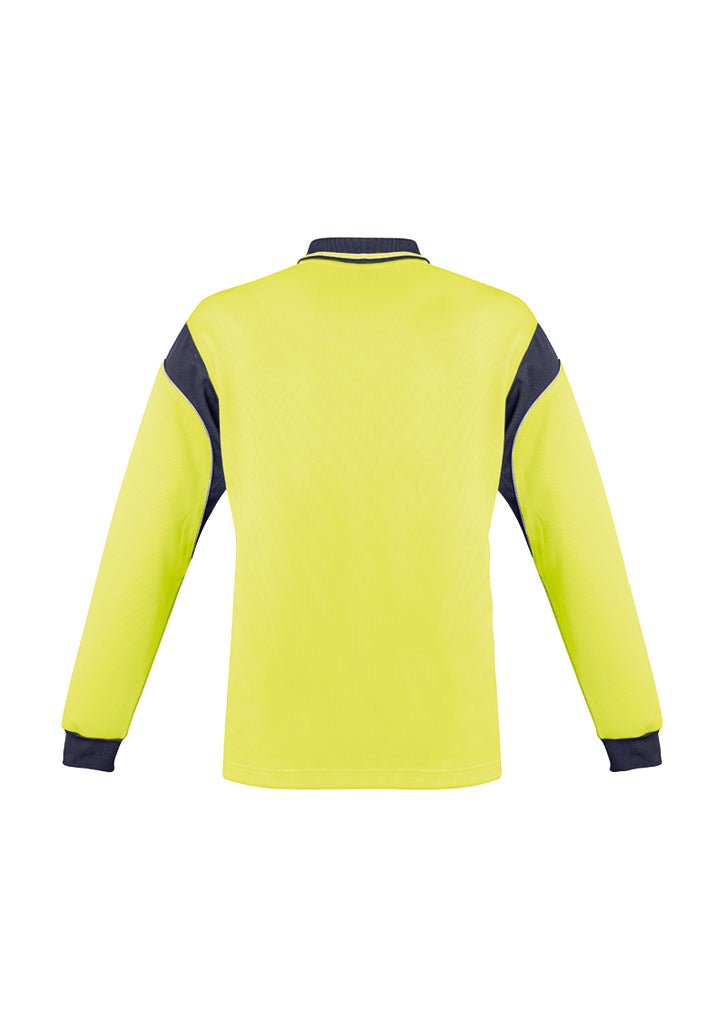 Syzmik Mens Hi Vis Aztec Polo - Long Sleeve ZH249 - WEARhouse