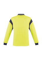Syzmik Mens Hi Vis Aztec Polo - Long Sleeve ZH249 - WEARhouse