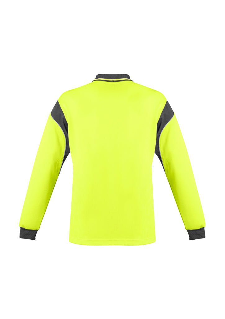 Syzmik Mens Hi Vis Aztec Polo - Long Sleeve ZH249 - WEARhouse
