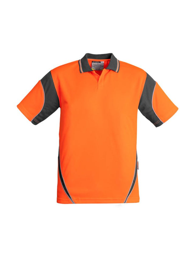 Syzmik Mens Hi Vis Aztec Polo - Short Sleeve ZH248 - WEARhouse