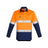 Syzmik Mens Hi Vis Closed Front L/S Shirt - Hoop Taped ZW550 - WEARhouse
