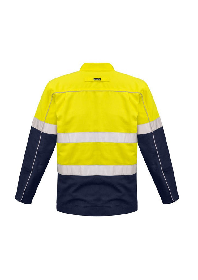 Syzmik Mens Hi Vis Cotton Drill Jacket ZJ590 - WEARhouse