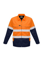 Syzmik Mens Hi Vis Cotton Drill Jacket ZJ590 - WEARhouse