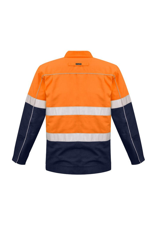 Syzmik Mens Hi Vis Cotton Drill Jacket ZJ590 - WEARhouse