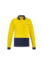 Syzmik Mens Hi Vis Cotton L/S Polo ZH430 - WEARhouse