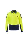 Syzmik Mens Hi Vis Flux L/S Polo ZH310 - WEARhouse